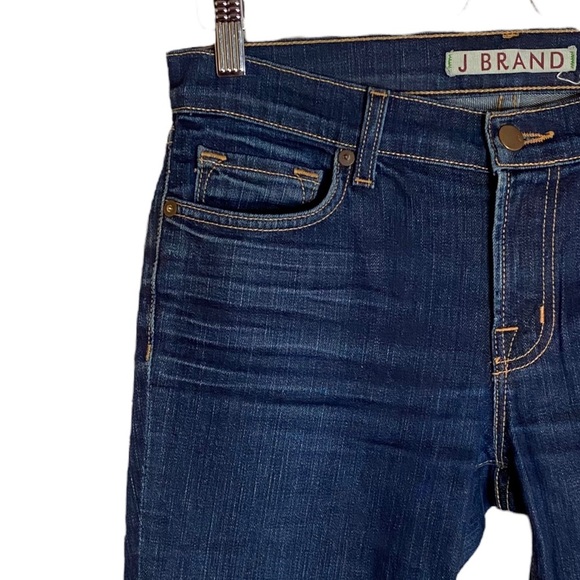 J Brand Pencil Leg Dark Blue Wash Mid Rise Jeans 27 - Picture 5 of 16